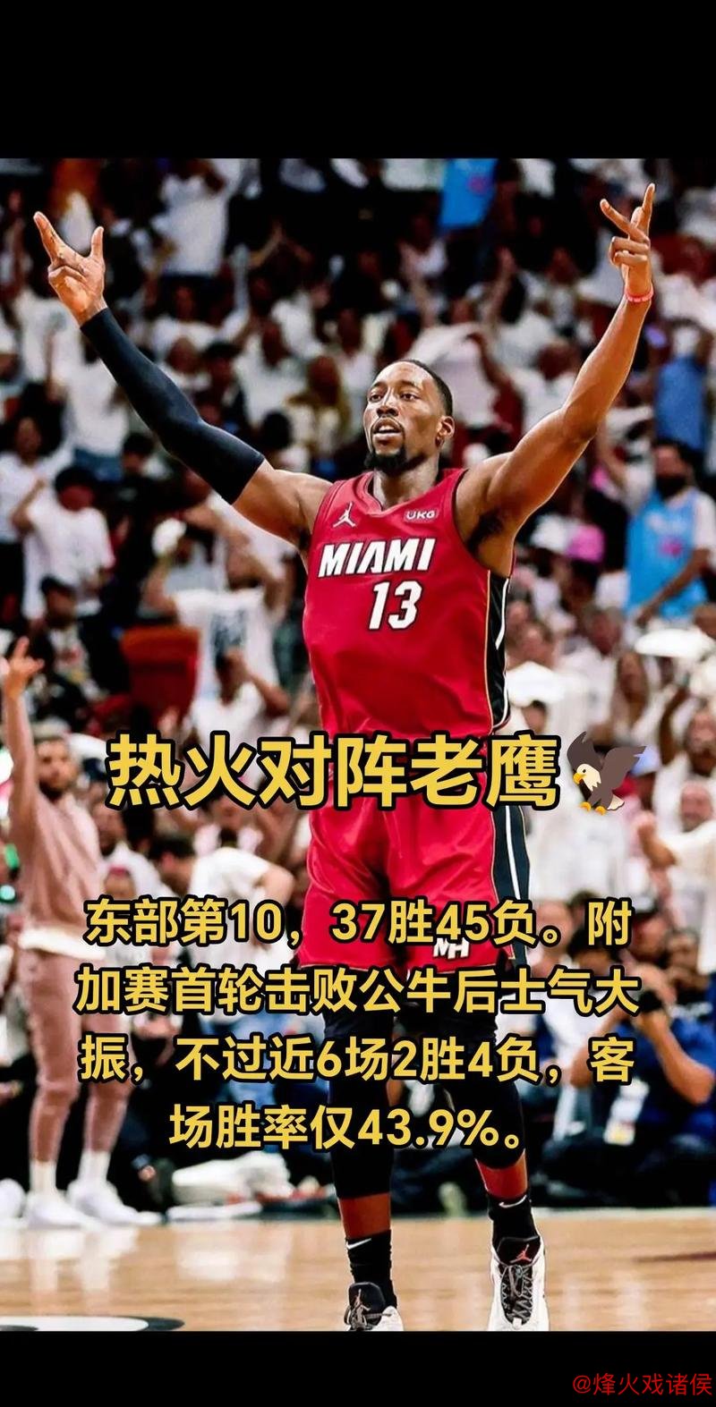 热火末节崩盘仅8分，魔术逆转25分，灰熊轻松击败老鹰